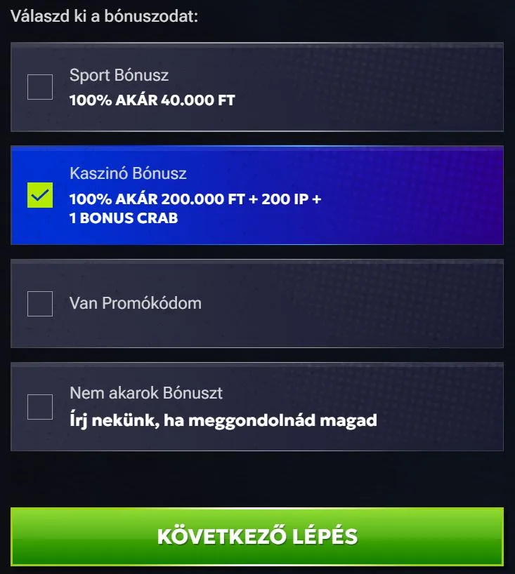RTbet Kaszinó regisztráció