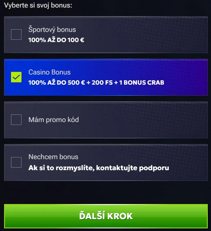 RTbet Registrácia kasína