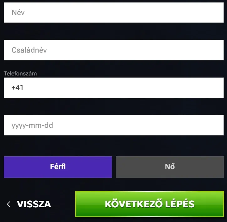 RTbet Kaszinó regisztráció