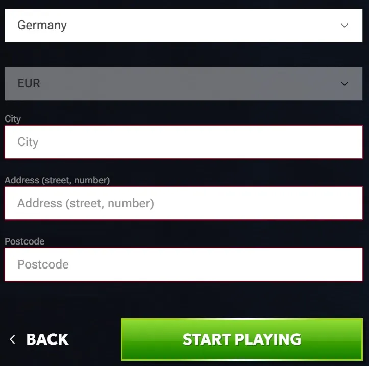 Registracija RTbet kasinu