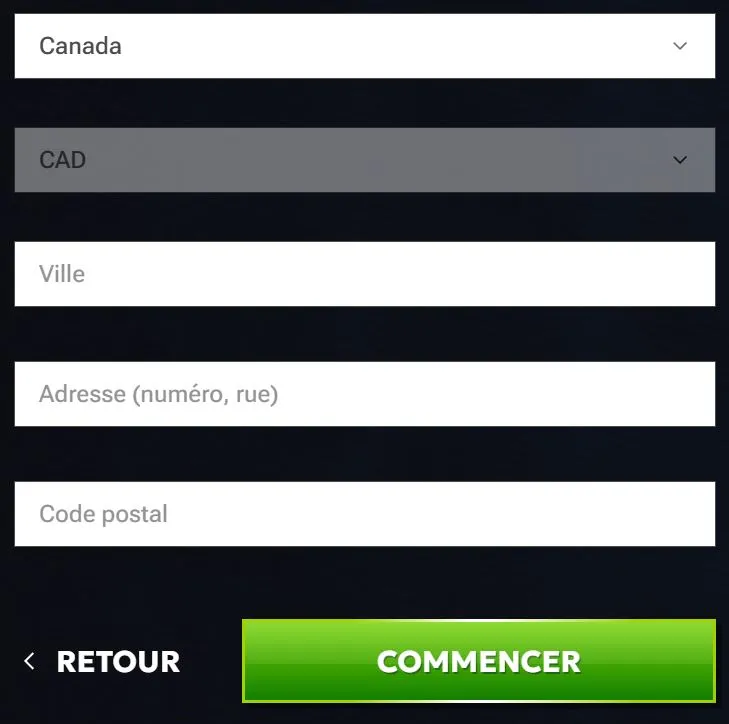 RTbet Enregistrement des casinos